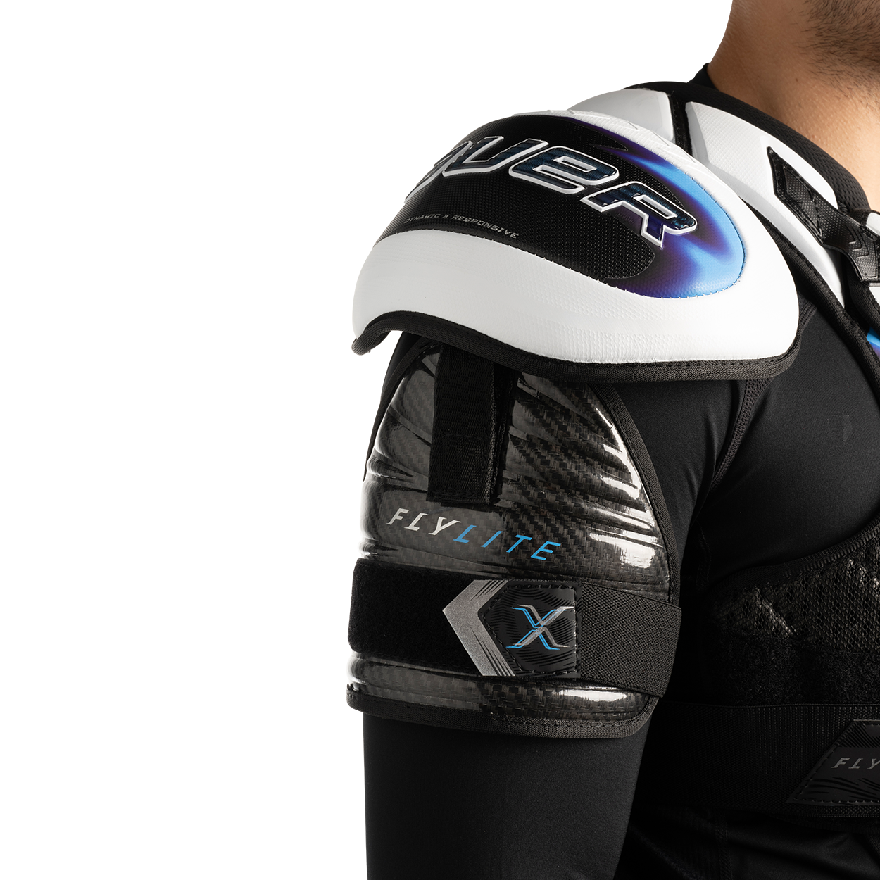 BAUER VAPOR FLYLITE SHOULDER PAD JUNIOR
