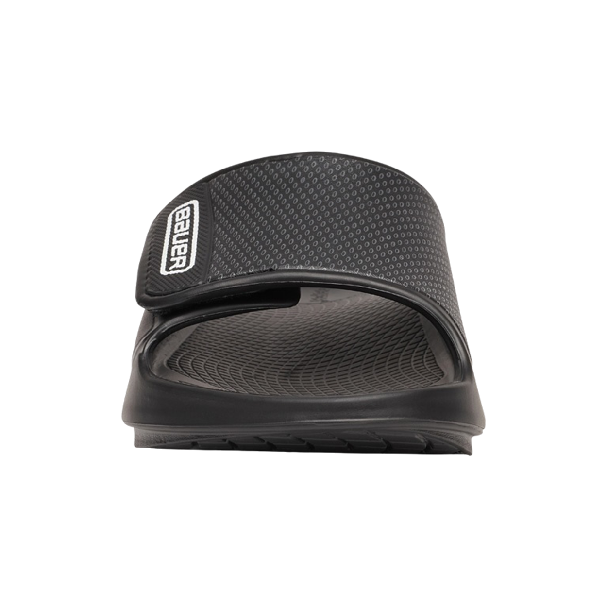 S25 BAUER OOFOS SPORT FLEX SLIDE SENIOR BLACK