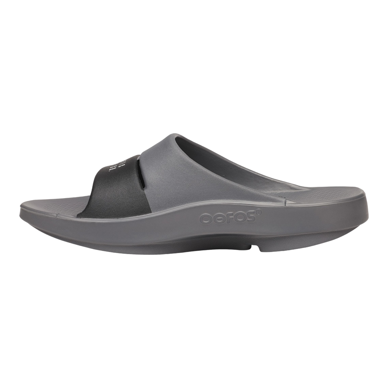 S25 BAUER OOFOS SPORT SLIDE SENIOR GREY