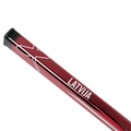 Red cylindrical object with 'LATVIJA' text on a white background