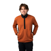 BAUER FLC TEXTURED 1/2 ZIP SENIOR